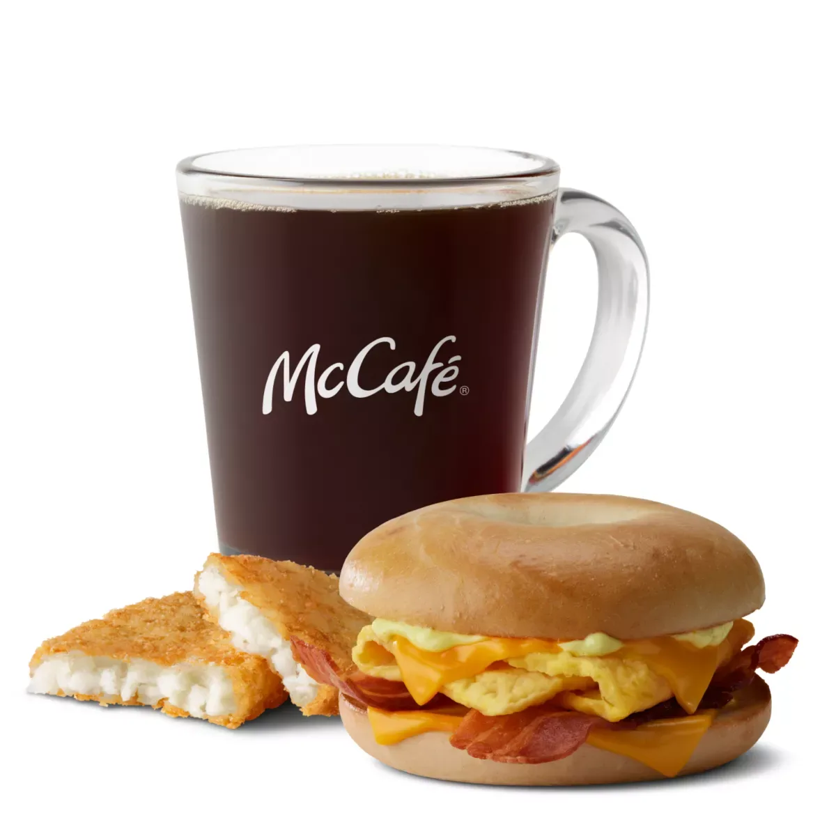 Bacon, Egg & Cheese Bagel Meal from McDonald's menu