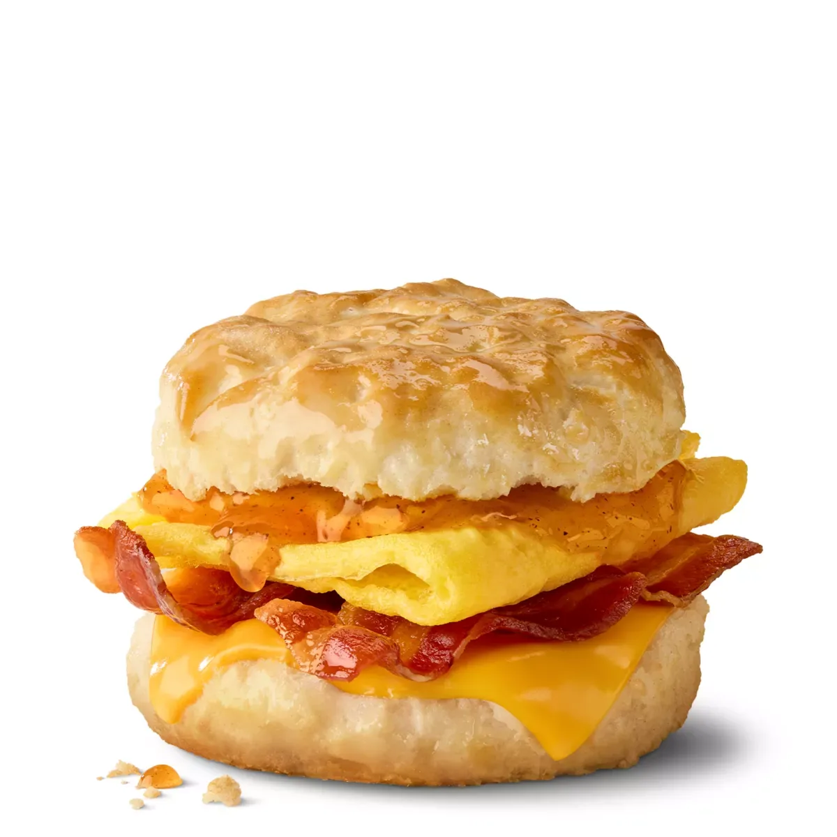 Honey Brown Butter Bacon, Egg & Cheese Biscuit from McDonald's menu