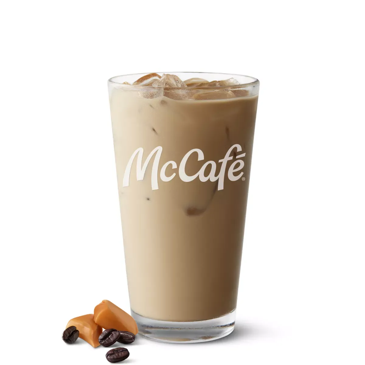 McCafé® Iced Caramel Latte from McDonald's menu