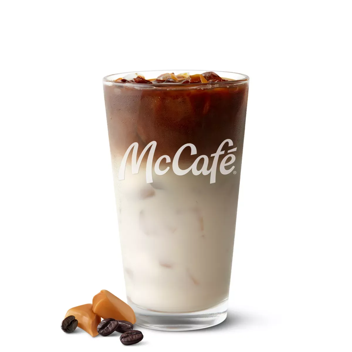McCafé® Iced Caramel Macchiato from McDonald's menu