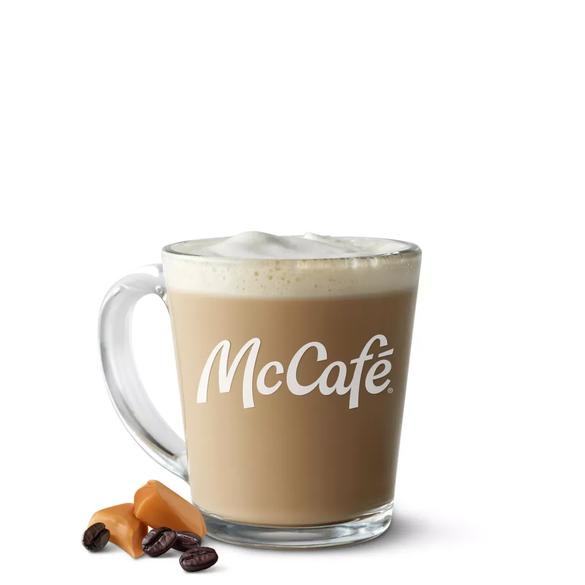 McCafé® Caramel Latte from McDonald's menu