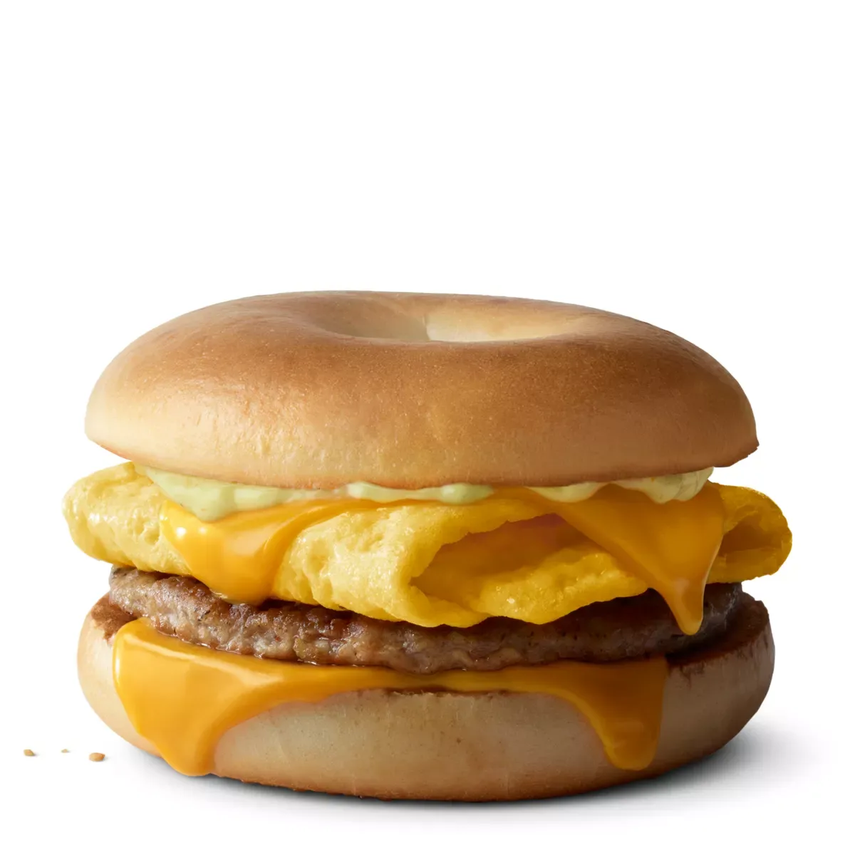 Sausage, Egg & Cheese Bagel from McDonald's menu