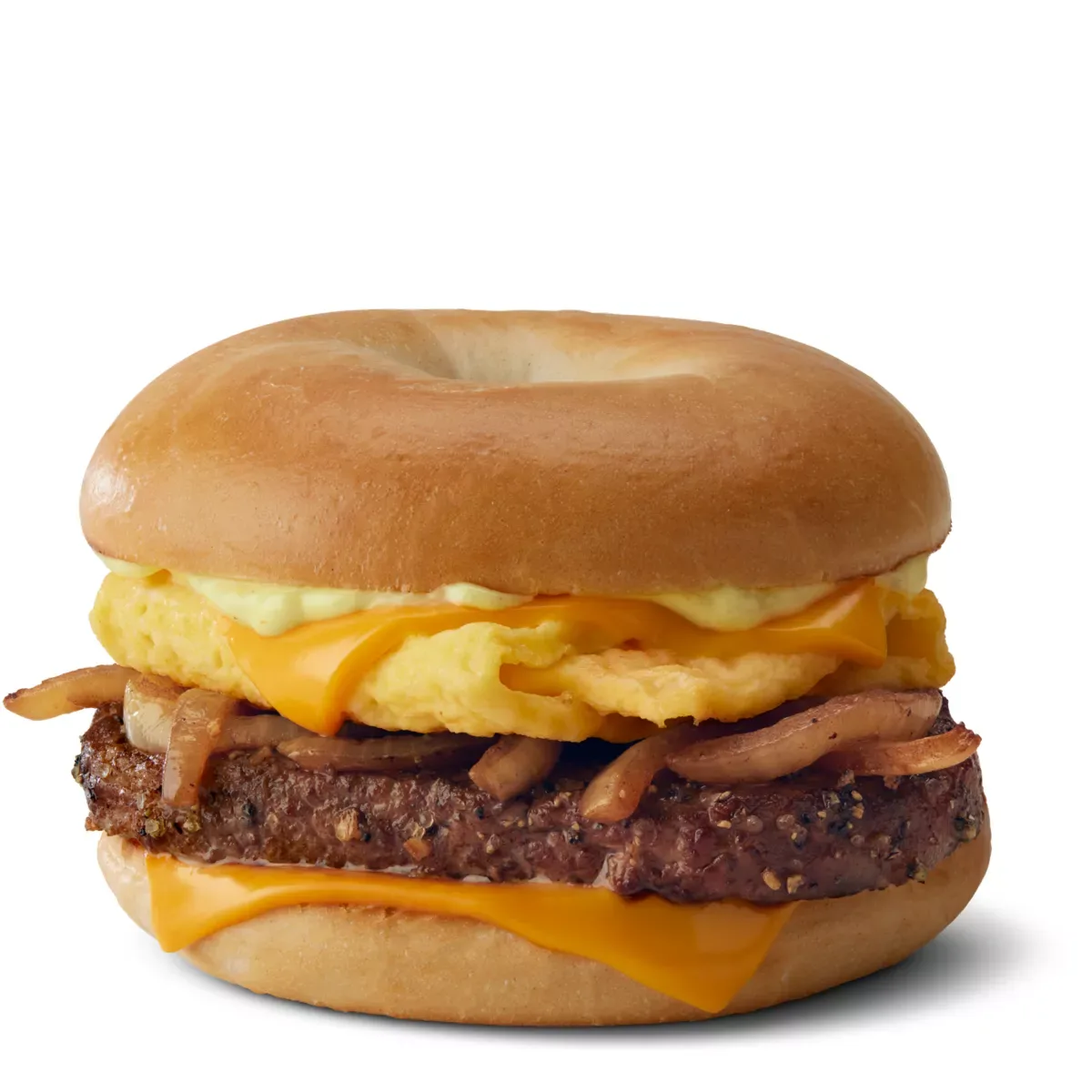 Steak, Egg & Cheese Bagel from McDonald's menu