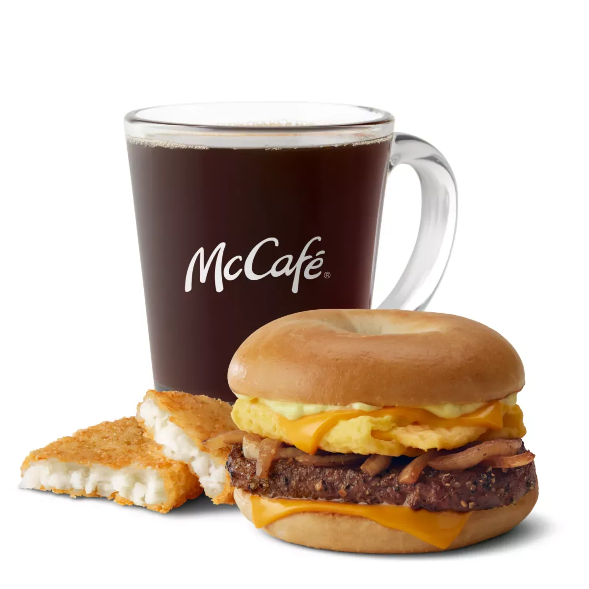 Steak, Egg & Cheese Bagel Meal from McDonald's menu